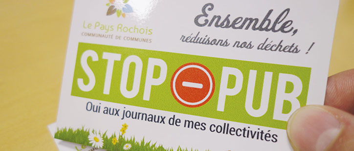 Demandez votre Stop-Pub  Communauté de communes du Pays Rochois